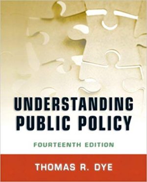 understanding public policy 14th edition dye test bank