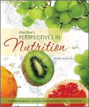 wardlaws perspectives in nutrition 9th edition byrd bredbenner test bank