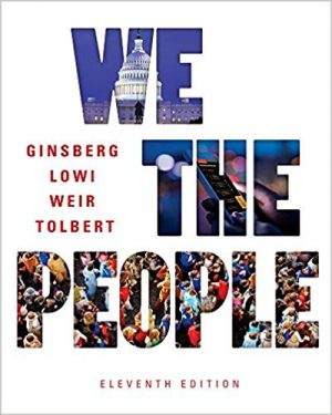 we the people 11th edition ginsberg test bank