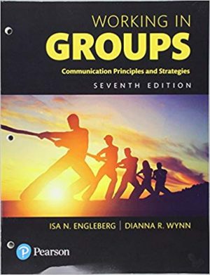 working in groups 7th edition engleberg test bank