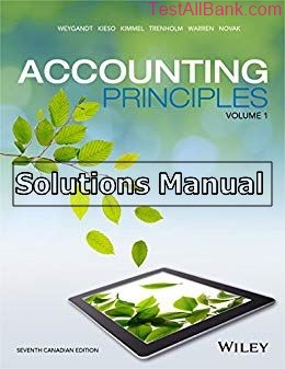 accounting principles volume 1 canadian 7th edition geygandt solutions manual