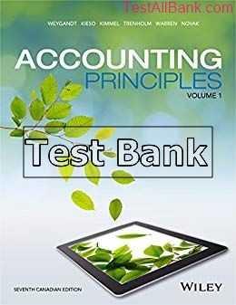 accounting principles volume 1 canadian 7th edition geygandt test bank