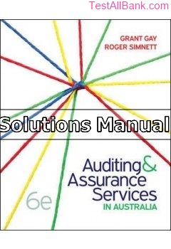 auditing and assurance services in australia 6th edition louwers solutions manual