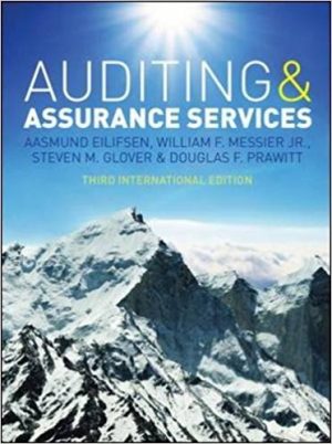 auditing and assurance services international 3rd edition eilifsen solutions manual