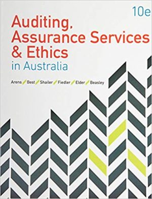 auditing assurance services and ethics in australia 10th edition arens test bank