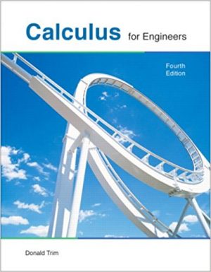 calculus for engineers 4th edition trim solutions manual