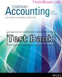 company accounting 10th edition leo test bank