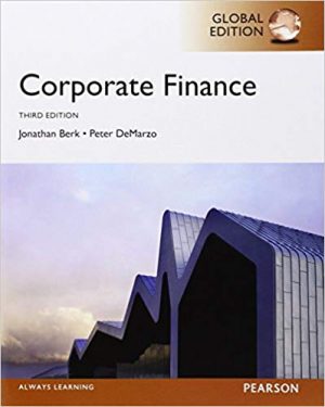 corporate finance global 3rd edition berk solutions manual