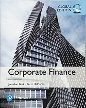 corporate finance global 4th edition berk solutions manual