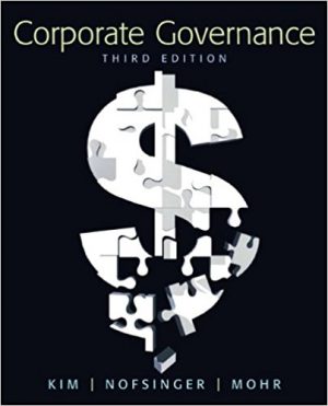 corporate governance 3rd edition kim test bank