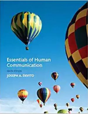 essentials of human communication 9th edition devito solutions manual