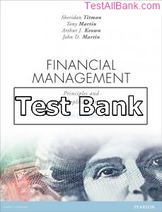 financial management principles and applications 7th edition titman test bank