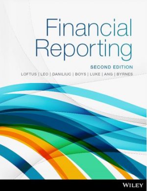 financial reporting 2nd edition loftus test bank