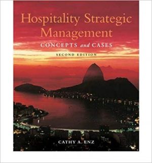 hospitality strategic management concepts and cases 2nd edition enz test bank