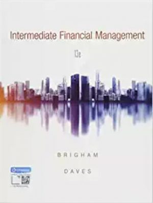 intermediate financial management 13th edition brigham test bank