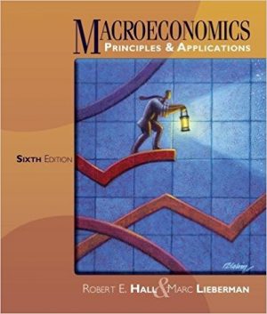 macroeconomics principles applications 6th edition hall test bank