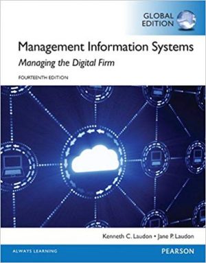 management information systems global 14th edition laudon solutions manual