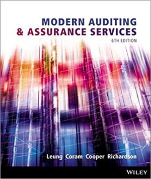 modern auditing and assurance services 6th edition leung test bank