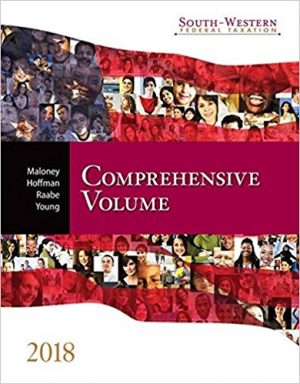 south western federal taxation 2018 corporations partnerships estates and trusts 41th edition hoffman solutions manual