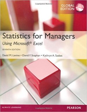 statistics for managers using ms excel global 7th edition levine solutions manual