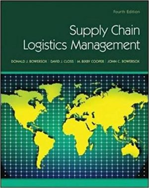 supply chain logistics management 4th edition browersox test bank