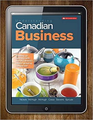 understanding canadian business canadian 9th edition nickels test bank
