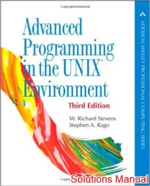 advanced programming in the unix environment 3rd edition stevens solutions manual