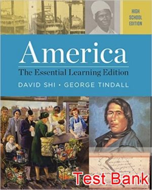 america the essential learning edition 1st edition shi test bank