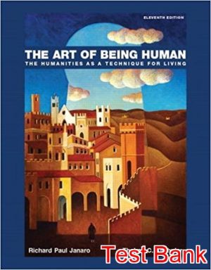 art of being human 11th edition janaro test bank
