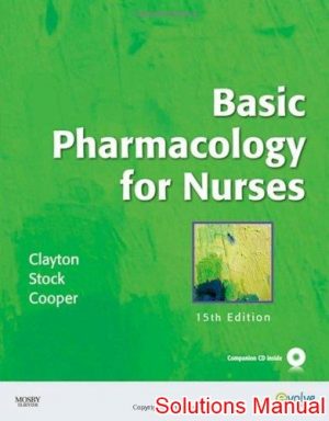 basic pharmacology for nurses 15th edition clayton solutions manual