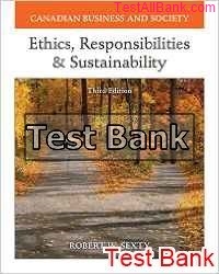 canadian business and society 3rd edition sexty test bank