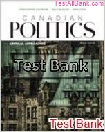 canadian politics critical approaches 8th edition dyck test bank