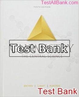 chemistry the central science 10th edition brown test bank
