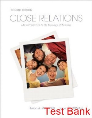 close relations an introduction to the sociology of families canadian 4th edition mcdaniel test bank