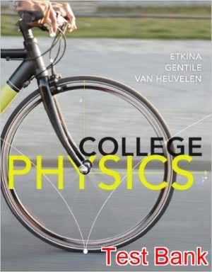 college physics 1st edition etkina test bank
