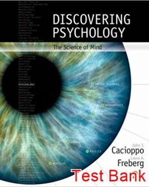 discovering psychology the science of mind 2nd edition cacioppo test bank