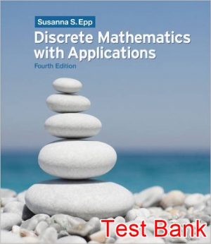 discrete mathematics with applications 4th edition epp test bank