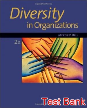 diversity in organizations 2nd edition bell test bank