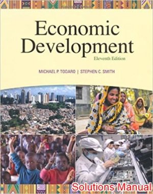 economic development 11th edition todaro solutions manual
