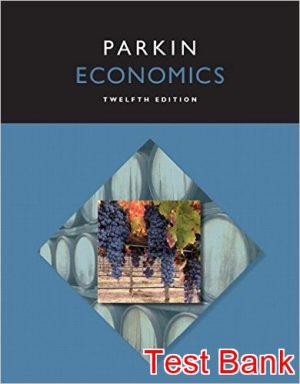 economics 12th edition parkin test bank