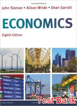 economics 8th edition sloman test bank