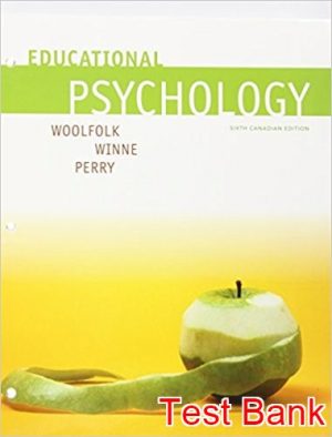 educational psychology canadian 6th edition woolfolk test bank