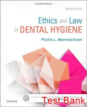ethics and law in dental hygiene 3rd edition beemsterboer test bank