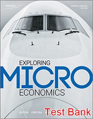 exploring microeconomics canadian 4th edition sexton test bank