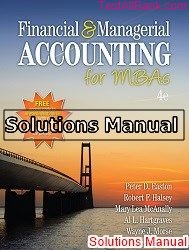 financial and managerial accounting for mbas 4th edition coleman solutions manual