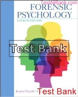 forensic psychology 4th edition pozzulo test bank