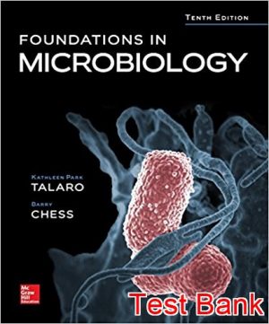 foundations in microbiology 10th edition talaro test bank