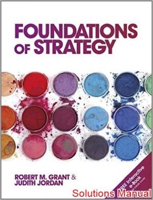 foundations of strategy 1st edition grant solutions manual