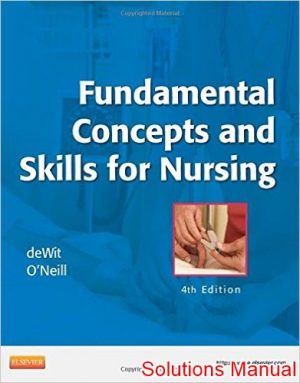 fundamental concepts and skills for nursing 4th edition dewit solutions manual