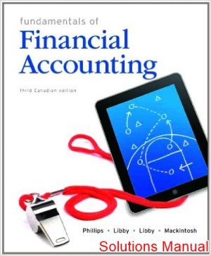 fundamentals of financial accounting canadian 3rd edition phillips solutions manual